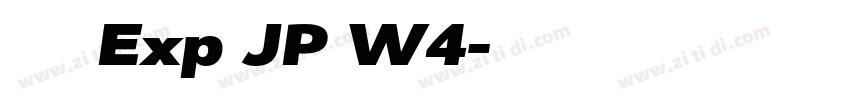 夢ノ角ゴ Exp JP W4字体转换